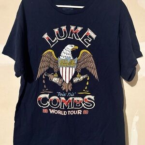 Luke Combs Concert Merch World Tour 2023 2-sided Size L Country Music